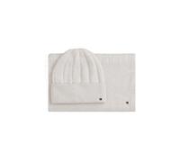 TOMMY HILFIGER Set de 2 piezas gorro y bufanda gris claro