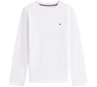 Tommy Hilfiger Set de Pijama Chicos Cuffed Print Manga Larga, Multicolor (White/Des Sky Flag AOP), 12-14 Años