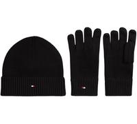 TOMMY HILFIGER Set de 2 piezas, gorro y guantes negro