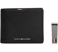 Tommy Hilfiger Set de Regalo Hombre Mini Cartera y Pinza para Billetes, Negro (Black), Talla Única