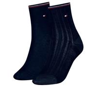 Tommy Hilfiger Shine Calcetines Cortos, Azul Marino, 35-38 Mujeres