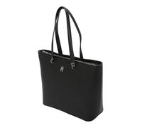 TOMMY HILFIGER Shopper negro / plata One Size negro / plata