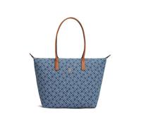 TOMMY HILFIGER Shopper 'Popette' azul denim / cognac / gris claro One Size azul denim / cognac / gris claro