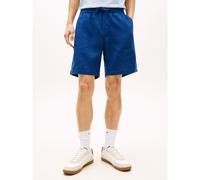 TOMMY HILFIGER Short de lino mezclado. Color Azul Denim