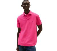 Tommy Hilfiger Short Sleeve Polo Camisetas in Classic Fit with Stretch and Organic Pique Cotton Polo de Manga Corta de Corte clásico con algodón piqué Stretch y orgánico para Hombre (1), Fucsia, M