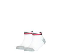 Tommy Hilfiger - Skarpetki męskie TH 100001501300 TH KIDS ICONIC SPORTS QUARTER 2P Białe - 100001501300 - 35-38