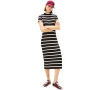Tommy Hilfiger Slim 5x2 Rib Mock-nk SS DRS Ww0ww47860 Vestido Entallado Mujer (Pack de 1)