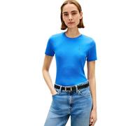 Tommy Hilfiger Slim Cody C-nk SS Ww0ww40587 Camiseta, Azul (Blue Orbit), XL para Mujer