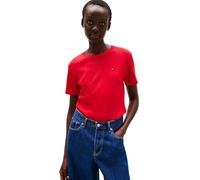 Tommy Hilfiger New Slim Cody C-NK SS, Tops de Punto S/S Mujer, Rojo (Primary Red), L