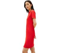 Tommy Hilfiger Slim Open Nk Polo Dress SS Ww0ww42567 Vestido Tipo, Orange (Fireworks), M para Mujer