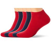 Tommy Hilfiger Sneaker, Azul (Tommy Original), 39 (Pack de 6) para Hombre