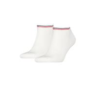 Tommy Hilfiger Sneaker Calcetines, Blanco, 39/42 (Pack de 2) Unisex
