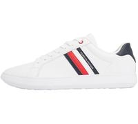 Tommy Hilfiger Sneaker con Suela Cupsole Hombre, Blanco (White), 41