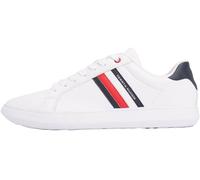 Tommy Hilfiger Sneaker con Suela Cupsole Hombre, Blanco (White), 44