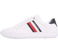 Tommy Hilfiger Sneaker con Suela Cupsole Hombre, Blanco (White), 46