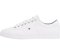 Tommy Hilfiger Sneaker con Suela Cupsole Hombre Essential Leather Calzado, Blanco (White), 44