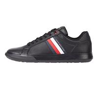 Tommy Hilfiger Sneaker con Suela Cupsole Hombre, Negro (Triple Black), 41