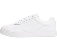 Tommy Hilfiger Sneaker con Suela Cupsole Mujer Casual de Piel, Blanco (White), 39