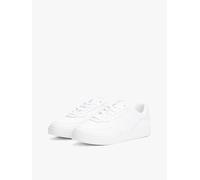 Tommy Hilfiger Sneaker con Suela Cupsole Mujer Casual de Piel, Blanco (White), 40