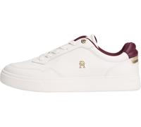 Tommy Hilfiger Sneaker con Suela Cupsole Mujer Essential Elevated de Piel, Marfil (Ancient White), 40