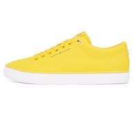 Tommy Hilfiger Sneaker con Suela Vulcanizada Hombre Core Canvas Low Top, Amarillo (Primary Yellow), 41
