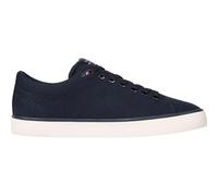 Tommy Hilfiger Sneaker con Suela Vulcanizada Hombre Core Canvas Low Top, Azul (Desert Sky), 42