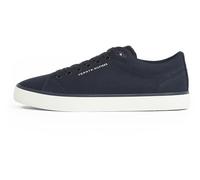 Tommy Hilfiger Sneaker con suela vulcanizada Hombre Core Canvas Low Top, Azul (Desert Sky), 44