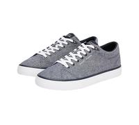 Tommy Hilfiger Sneaker con Suela Vulcanizada Hombre Core Chambray Low Top, Azul (Desert Sky), 46