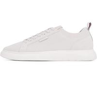Tommy Hilfiger Sneaker con Suela Vulcanizada Hombre Light Knit Seasonal Elegante, Blanco (Alabaster), 46