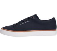 Tommy Hilfiger Sneaker con Suela Vulcanizada Hombre Mesh Low Top, Azul (Desert Sky), 42