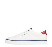 Tommy Hilfiger Sneaker vulcanizadas Hombre Low Calzado, Beige (Ancient White), 46