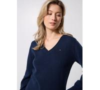 Tommy Hilfiger Soft Wool V-Nk Sweat WW0WW43505C1G M Azul