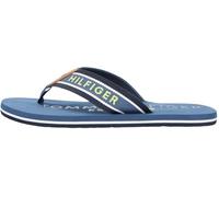 Tommy Hilfiger Sporty Hilfiger FM0FM05805 - Sandalias de playa para hombre, color azul (mar Egeo), 10
