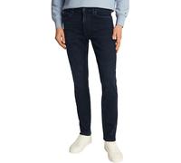 Tommy Hilfiger Straight Denton Jeans Washes Vaqueros, Denim (Blue Black), 36W / 34L para Hombre