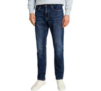 Tommy Hilfiger Straight Denton Jeans Washes Vaqueros, Denim (Dark Blue), 35W / 32L para Hombre
