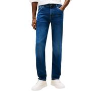 Tommy Hilfiger Straight Denton Jeans Washes Vaqueros, Denim (Dark Blue), 38W / 30L para Hombre