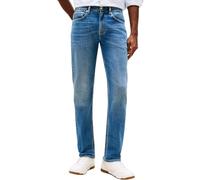 Tommy Hilfiger Straight Denton Jeans Washes Vaqueros, Denim (Light Blue), 35W / 32L para Hombre