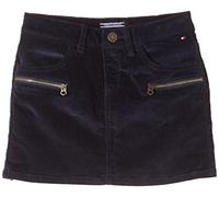 Tommy Hilfiger Stretch Ribcord Skirt - Falda para niñas, Color Blau (Black Iris-PT 002), Talla 16 años (170 cm)