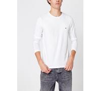 Tommy Hilfiger Camiseta de Manga Larga Hombre Stretch Slim Fit de algodón, Blanco (White), XXL