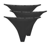 Tommy Hilfiger Strings 3 PACK MULTI SHAPE BOTTOM in Negro EU L