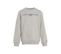 Tommy Hilfiger Infantil Unisex Sudadera Essential Sweatshirt sin Capucha, Gris (Light Grey Heather), 3 Años