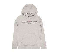 TOMMY HILFIGER Sudadera azul noche / gris moteado / rojo claro / blanco 128 azul noche / gris moteado / rojo claro / blanco