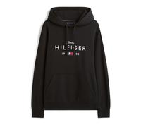 TOMMY HILFIGER Sudadera 'BRAND LOVE' negro / blanco L negro / blanco