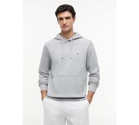 TOMMY HILFIGER Sudadera con capucha de cuello redondo. Color Gris Claro Jaspeado