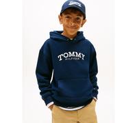 TOMMY HILFIGER Sudadera con capucha de felpa. Color Azul Marino