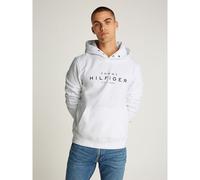 TOMMY HILFIGER Sudadera con capucha de forro polar con cordón. Color Blanco