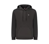 Tommy Jeans TJM Reg S Flag Hoodie, Sudadera con Capucha Hombre, Black (Black), M