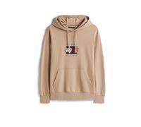 TOMMY HILFIGER Sudadera beige / navy / rojo / blanco L beige / navy / rojo / blanco