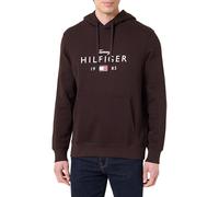 Tommy Hilfiger Sudadera con Capucha para Hombre, Marca Love Big Hilfiger MW0MW41427, marrón, XS, Marrón (Chocolate), XS