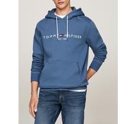 Tommy Hilfiger Sudadera con capucha y logo frontal bordado de hombre. Azul índigo S